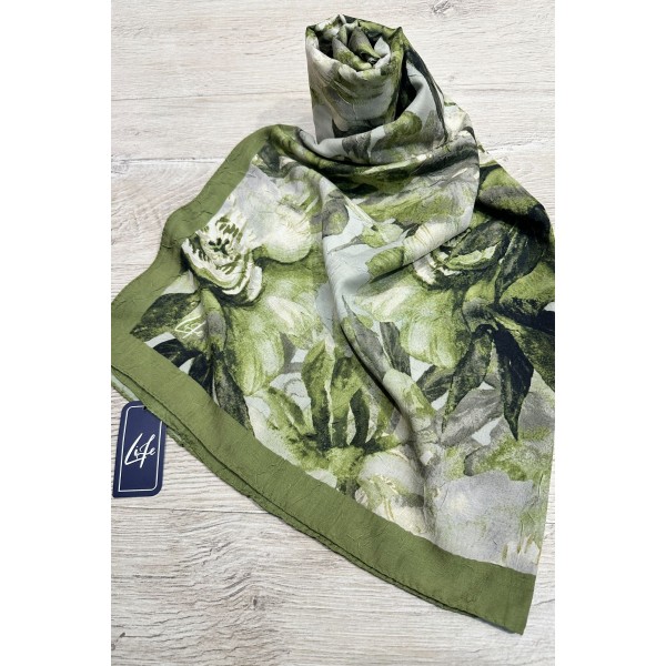 Dijital Bambu Pamuklu Şal 005